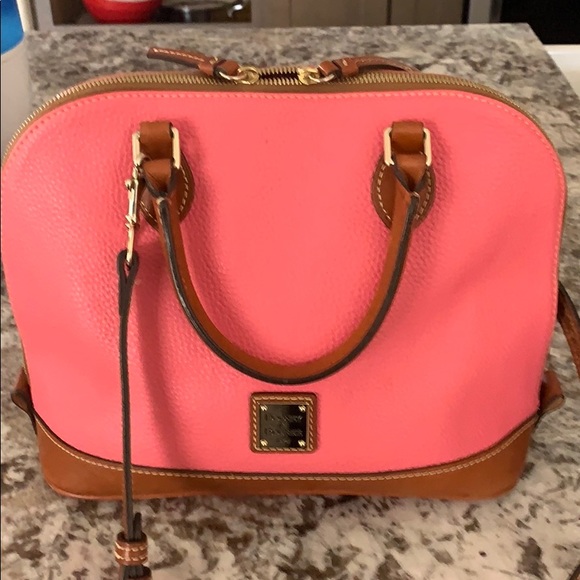 Dooney & Bourke Pebble Leather Zip-zip Satchel - Picture 1 of 4